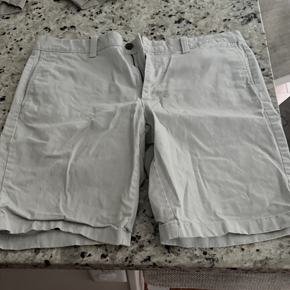 J. Crew Light Gray Flat Front Shorts